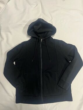 FIGS essential black hoodie